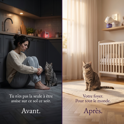 Le kit Harmony — Diffuseur apaisant pour chats anxieux lors d'un déménagement